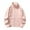 Pink, variant on Mens Fuzzy Sherpa Sweatshirt Long Sleeve Full Zip Basic Sweater Jackets Fall Winter Stand Collar Fluffy Sports Outwear Green XXL