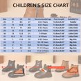 thumbnail image 4 of KPOPLK Girls Kids Lug Sole Ankle Boots Side Zip Chunky Low Heel Slip On Winter Casual Booties Shoes(3.5,Coffee), 4 of 7