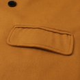 thumbnail image 6 of QHFBli Mens Classic Trench Coat Men's Winter Wool Overcoat Long Anorak Jacket Fashionable Warm Soft Yellow XXL, 6 of 7