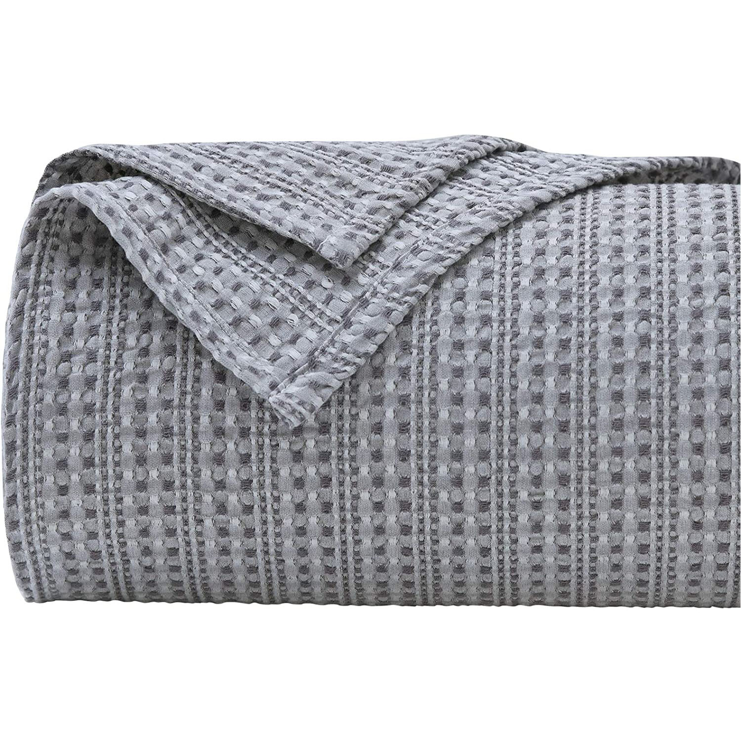 100 Cotton Waffle Blanket King/Cal King Size, Summer Blanket