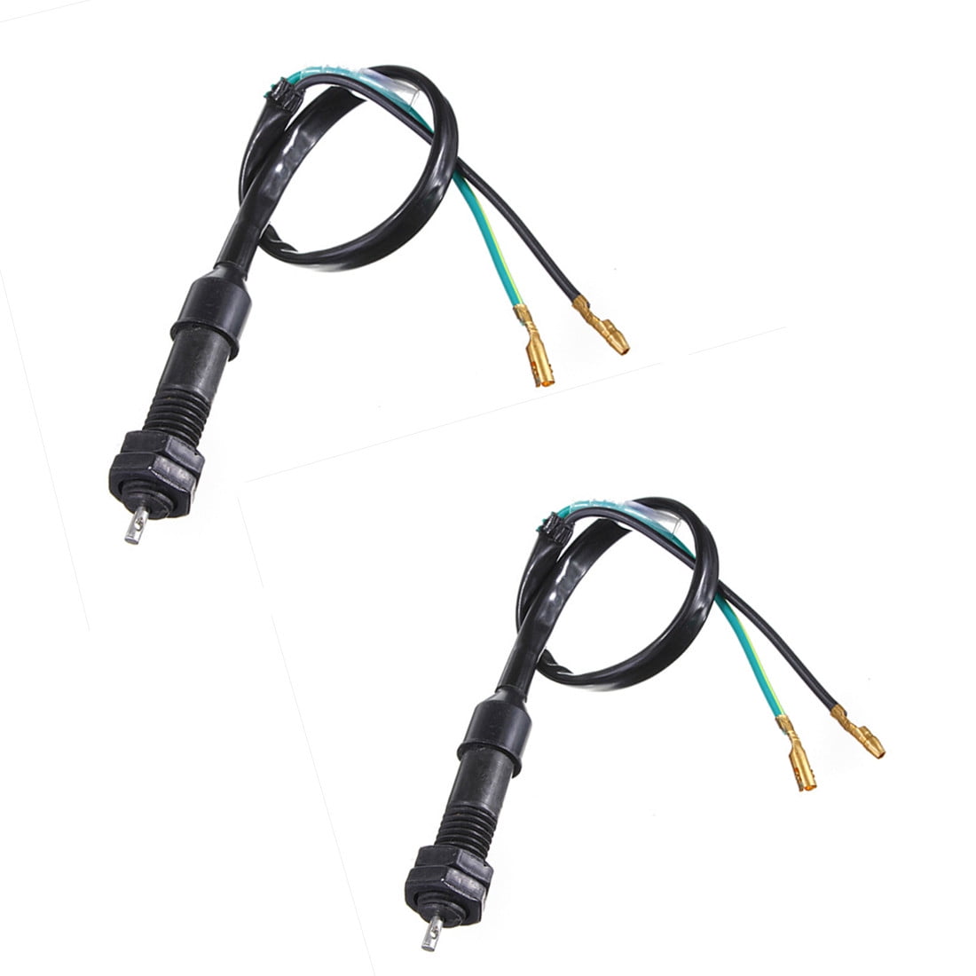 2 Pcs Universal Motorcycle Rear Foot Brake Switch Brake Lamp Light