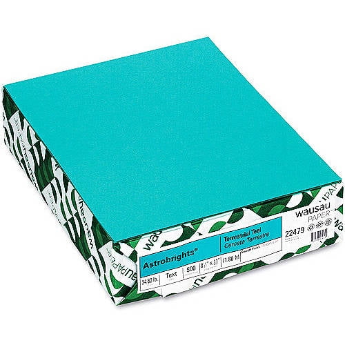 Astrobrights Colored Paper, 24lb, 81/2 x 11, 500 Sheets/Ream Walmart