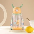 thumbnail image 2 of Less Than 5 Glass&Bottle Large Belly Cup Large Capacity Water Cup Children'S Carrying Water Bottle Purpose Extra Large Student Plastic Double Drinking Cup, 2 of 7