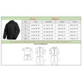 thumbnail image 5 of Mens Loose Solid Hooded Waterproof Breathable Flight Suit Jacket Thin Coat Top Blouse, 5 of 5
