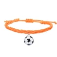 thumbnail image 1 of Pulseras de Fútbol Charm Favors Fútbol Negro Rojo Blanco Marrón Pulseras de Fútbol Cuentas Ajustable Inspirational for Teens Adults Sport Birthday Football Favors For, 1 of 2