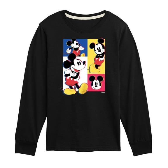 Disney - Mickey Pose - Toddler & Youth Long Sleeve Graphic T-Shirt