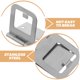 thumbnail image 3 of unbranded 4Ud De Bisagra Para Puerta De Pantalla Corrediza Inoxidable Seguridad Y Vida Útil Prolongada, 3 of 8