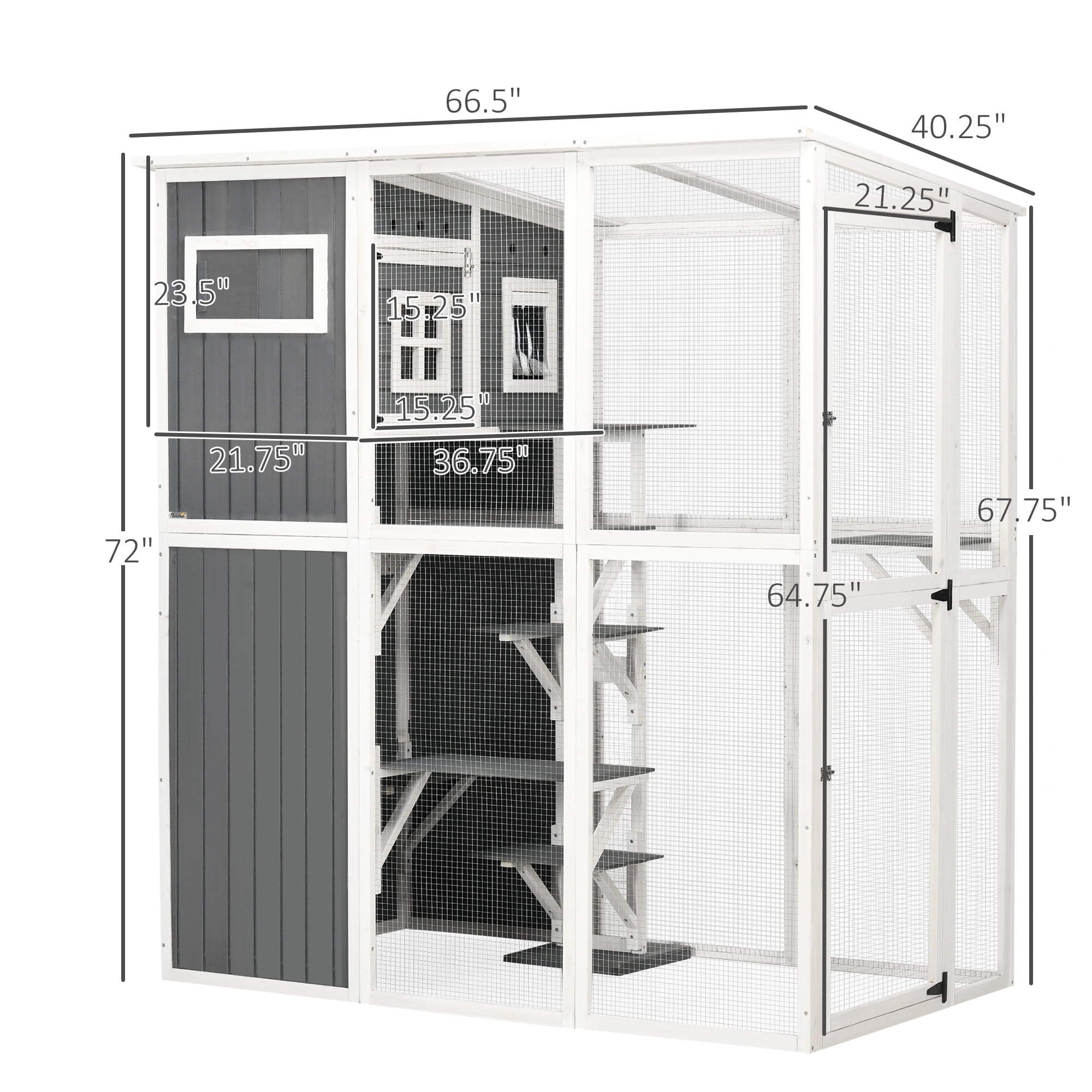 Outdoor cat condo cage cheap