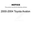 thumbnail image 2 of CMX Rear Disc Brake Rotors Pair for Car 2000-2004 Toyota Avalon K8-100753, 2 of 8
