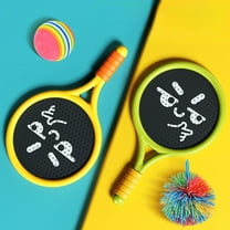 Multicolor Junior Tennis Racket Set – Dual Balls, Sponge Grip, Widened Face, Parent-Child Indoor Outdoor Toy, Christmas Gift for Kids 3-12