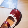 thumbnail image 7 of Fashion Girls Ankle Strap Flats Vintage Scalloped Design Girls' Dress ShoesShoes Adjustable Buckle Strap Lightweight Non-Slip Sole Perfect for School Parties Weddings Daily Wear, 7 of 7
