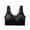 Black, variant on Front Closure Lace Push Up Bra with Side Coverage and Back Support for Everyday Comfort and Seamless Lift