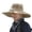 Khaki, variant on gcong Solar Fan Hat, Wide Brim Solar Fan Outdoor Fishing Hat Sun Hat for Men Women Fishing Hats, UPF 50+