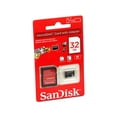 thumbnail image 1 of Memoria SanDisk MicroSDHC de 32 GB Clase 4, incluye adaptador SD. SanDisk SDSDQM-032G-B35A, 1 of 2