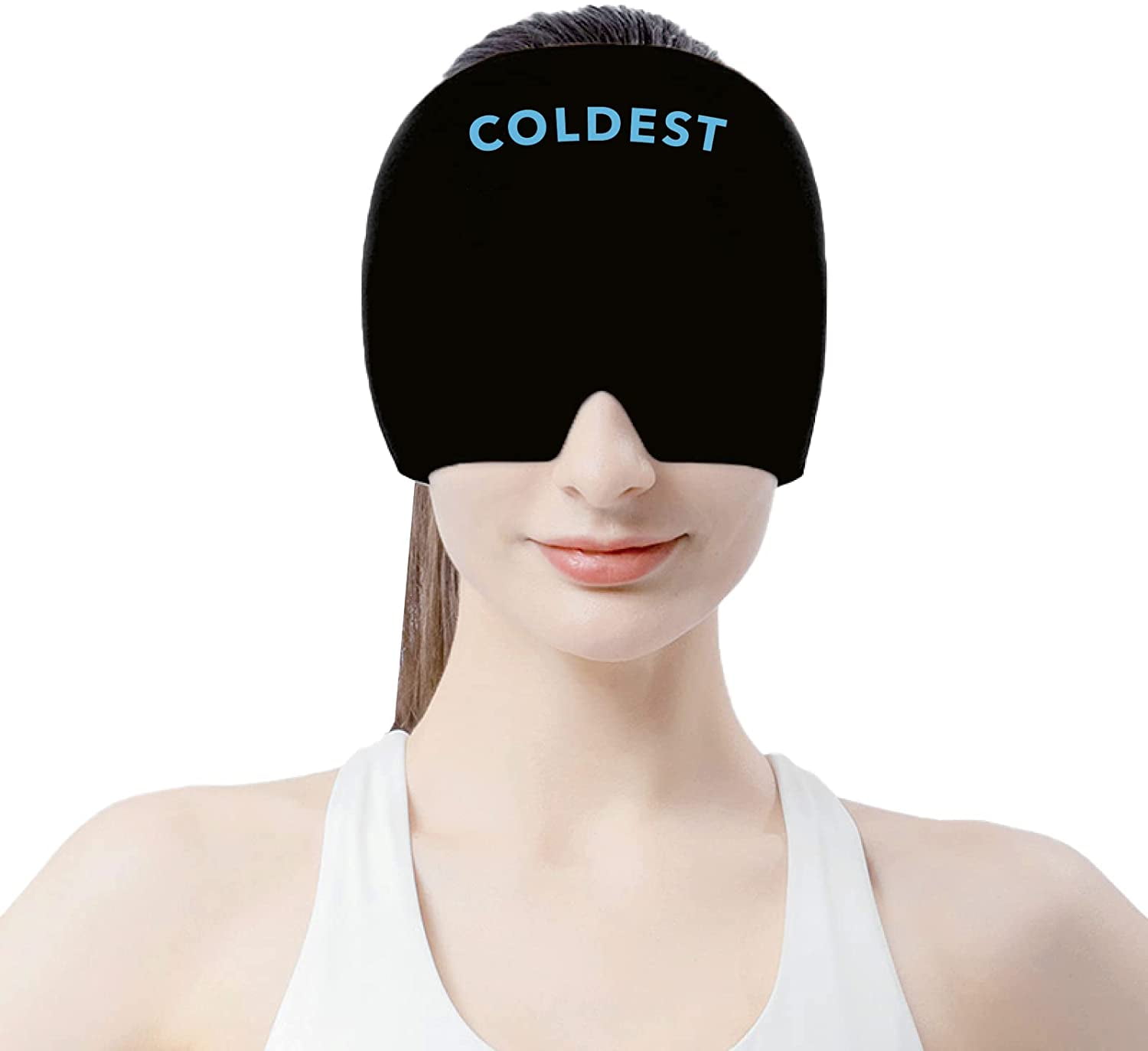 COLDEST Gel Ice Headache / Migraine Relief Hat, Cold Therapy Migraine Relief Cap / Migraine Ice