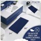 thumbnail image 2 of Alfombra de baño Yimobra, grande, antideslizante, lavable, 90 x 60 cm, color azul marino, 2 of 7