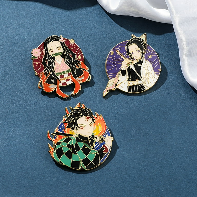 Japanese Anime Enamel Bag Pins Cute Badge Metalico Broches For Men Women  Jewelry Funny Gifts Decoration Backpack Accessories