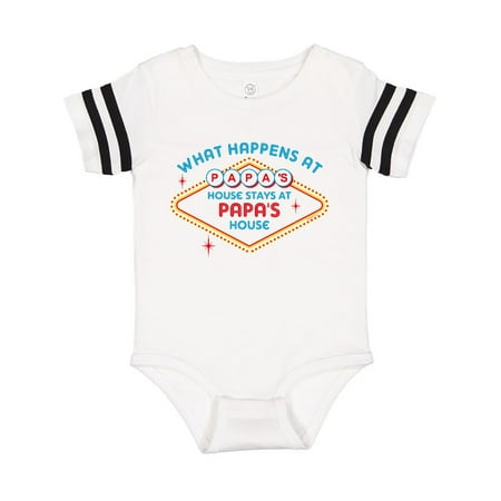 

Inktastic Las Vegas Stays At Papa s Gift Baby Boy or Baby Girl Bodysuit