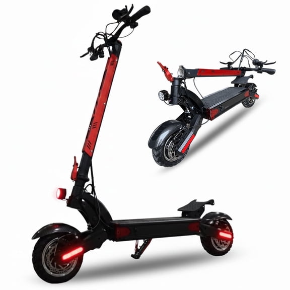 AJOOSOS X100 Electric Scooter Adults, 5600W Dual Motor, 45 mph Max Speed, 50 Miles Range, Foldable