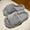 Gray, variant on Unisex Open-toe Fuzzy Slippers for Men's Slippers Women's Slippers Couple Matching Slippers Women Slippers with EVA Sole for Birthday Gift for Her