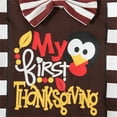 thumbnail image 6 of Utlike Baby Boys Outfits Set My First Thanksgiving Romper Turkey Print Pants Hat Set Boy Photoshoot Outfit Size 6 Months-12 Months, 6 of 8