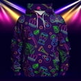 thumbnail image 2 of PMUYBHF Sweat à Capuche Imprimé 3D Mode Carnaval pour Hommes 6287 L, 2 of 3