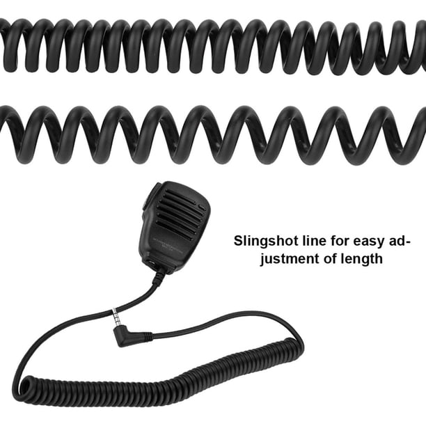 Micrófono de altavoz de mano Accesorios de micrófono Walkie Talkie, control remoto de hombro portátil Radio de mano Altavoz remoto Micrófono de hombro MICPTT para Motorola Micrófono d