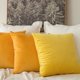 thumbnail image 4 of Juego de 2 fundas de cojín decorativas de terciopelo, cojín para sofá, decoración super suave, hogar, salón, dormitorio para sofá, 60x60CM, amarillo ámbar, 4 of 4