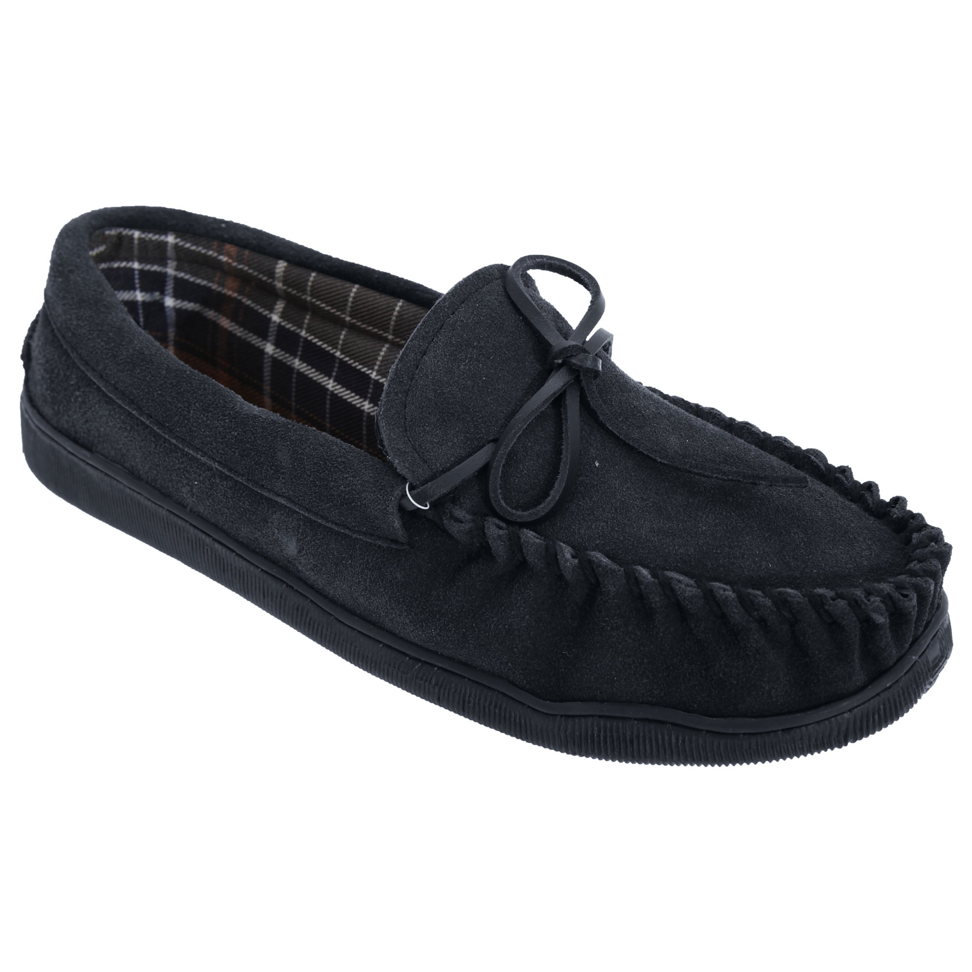 mens suede moccasin slippers