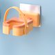 thumbnail image 1 of Estante para de pelo de pelo portátil sin perforaciones Almacenamiento para baño Amarillo Macarena Soporte de secador de pelo, 1 of 8