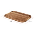 thumbnail image 6 of Beautiful Reversible Acacia 11" x 16" Wood Cutting & Serving Board by Drew Barrymore, 6 of 6