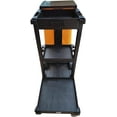 thumbnail image 2 of Simpli-Magic Janitorial Cart Commercial Grade Cleaning Cart Rolling Utility Cart, Black, 2 of 6