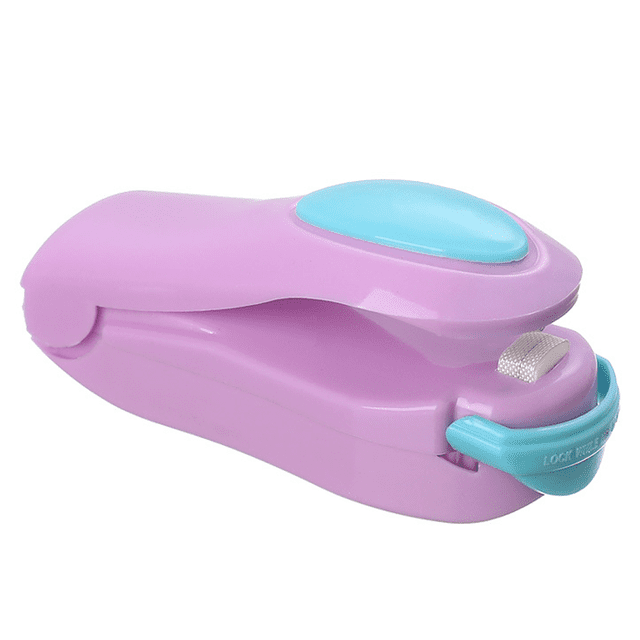 Mini Bag Sealer, Portable Mini Sealing Household Machine, Handheld Heat Bag Sealer, Mini Heat Bag Sealer Sealing Machine Hand Pressure Heat Sealing Machine for Airtight Food Storage Saver