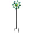 thumbnail image 6 of Resenkos Iron Petal Shape Single Layer Turntable Rotatable Courtyard European Windmill,Colorful, 6 of 7