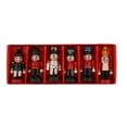 thumbnail image 4 of 6pcs 2.76in adornos de Navidad nueces marioneta tienda ventana Navidad árbol colgante de decoración CUTICAT 6 piezas figura de soldado cascanueces, 4 of 7