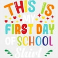 thumbnail image 3 of CafePress - This Is My First Day Of School Shirt Ba Sweatshirt - Kids Hooded Sweatshirt, Classic Hoodie, 3 of 4