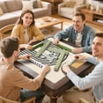 thumbnail image 7 of Decorative Boho Pattern Extra Large Anti-Slip Mahjong Mat 31.5x31.5 Inch Rubber Surface with Noise Reduction for Board Games and Game Room Decor, 7 of 7