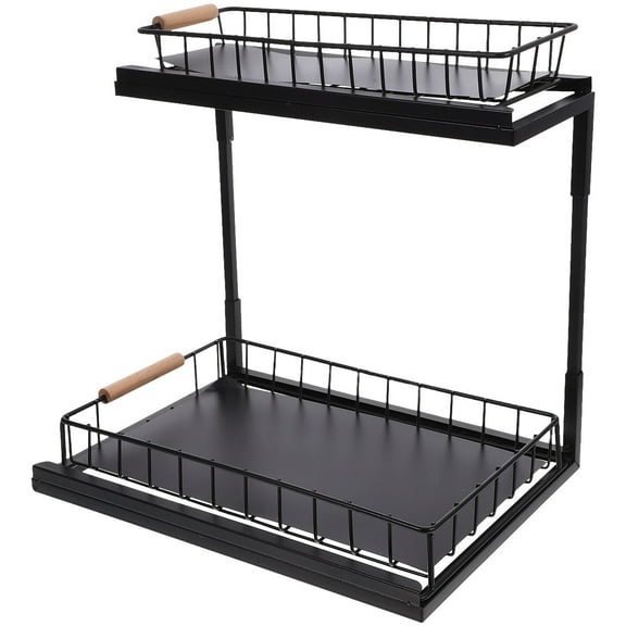 MLINS  under Cabinet Storage Bathroom Organizer Inserts Shelf