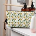 thumbnail image 5 of Picia Bright Sunflowers Printed Leather Travel Toiletry Bag,Cosmetic Organizer, Makeup Travel Bag, Durable Travel Pouch, Compact Toiletry Bag, Travel Accessories, 5 of 6