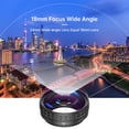 thumbnail image 3 of Riwcyla WL,1 18mm Wide Angle Lens 10X Macro Lens 2,in,1 Additional Lens with Cleaning Cloth Using External Adapter Ring Replacement for Sony ZV1 RX100M7 Cameras, 3 of 6