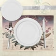 thumbnail image 3 of Ambesonne Botanic Place Mats Set of 4, Wildflower Bouquet Vintage, Standard Size, Mauve Beige Teal, 3 of 5