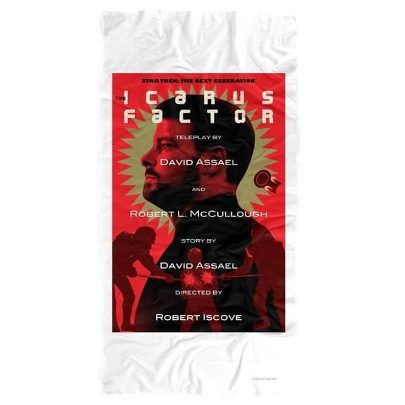 Star Trek Beach Towel, 30"x60" TNG Season 2 Episode 14 Beach Towel