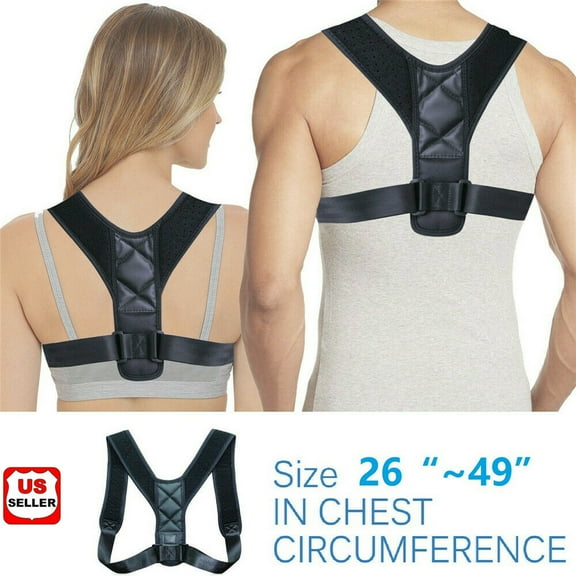 Adjustable Posture Corrector Back Shoulder Support Correct Brace Belt Men Women