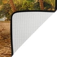 thumbnail image 5 of SKYSONIC 36x24in Summer Beach Sunrise Area Rug, Tropical Palm Tree Non-Slip Floor Carpet for Indoor Living Dining Room Bedroom, 5 of 7