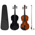 thumbnail image 2 of vidaXL Violin Outfit with Bow, Chin Rest, Carrying Bag, 4/4 Full Size, 2 of 8
