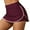 Purple, variant on Women's Athletic Swim Skirt Swimwear Dress with Bulit-in Brief Bottom