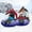 Dark Blue, variant on Owl Shaped Snow Tube Sled, 47in Inflatable Snow Sled for Adults, Hard Bottom & Handles, Cold-Resistant PVC for Winter Sledding