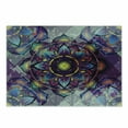 thumbnail image 1 of Lotus Cutting Board, Psychedelic Surreal Geometry Mandala Background Futuristic Effects Print, Decorative Tempered Glass Cutting and Serving Board, Small Size, Multicolor, by Ambesonne, 1 of 1