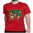 thumbnail image 4 of Christmas Mickey and Friends Unisex Short Sleeve Shirt (Red-Small), 4 of 8