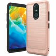 thumbnail image 2 of GSA Slim Brushed Hybrid Case For LG Stylo 5 - Rose Gold/Black, 2 of 4